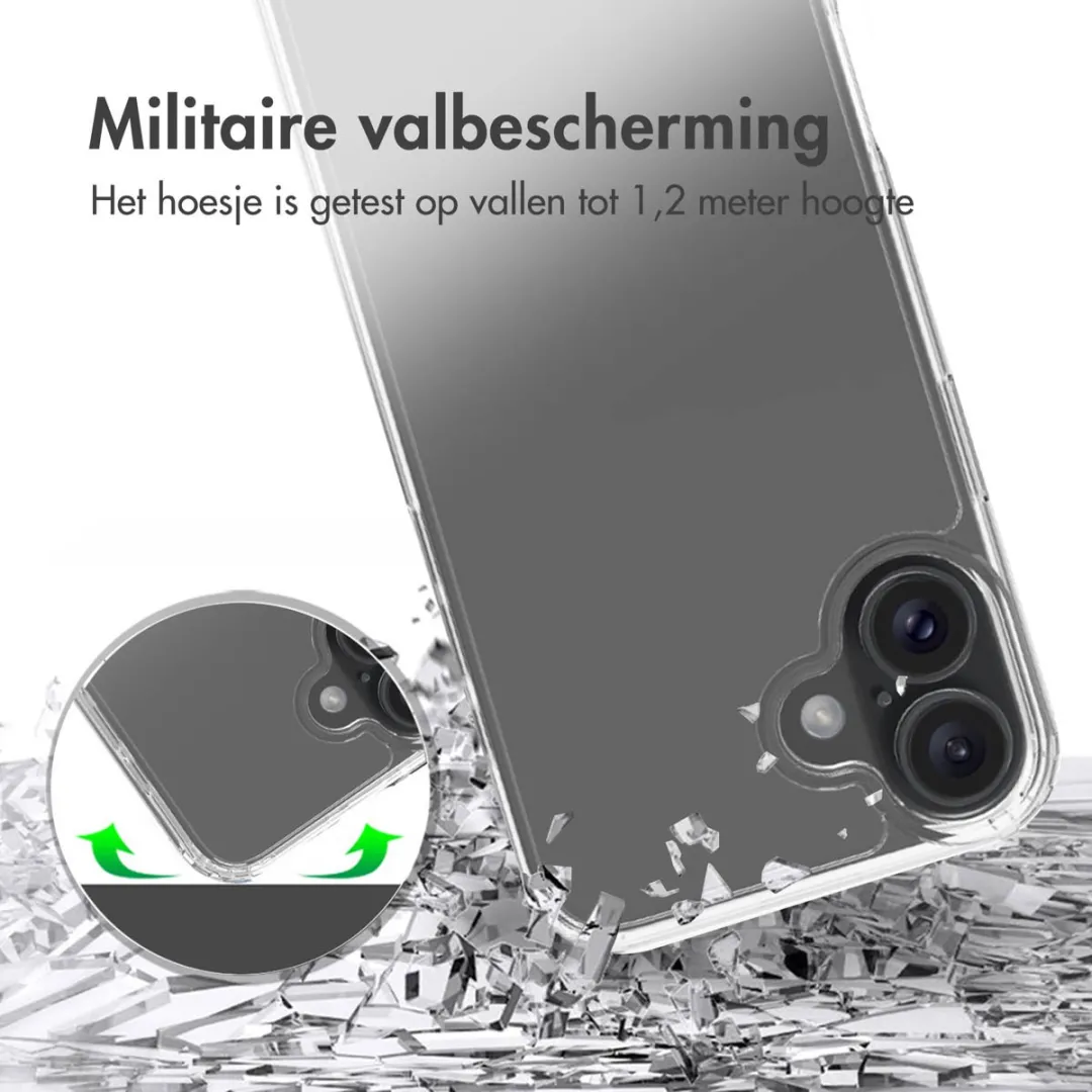 Accezz Xtreme Impact Backcover 2.0 iPhone 16 Plus Hoesje - Transparant