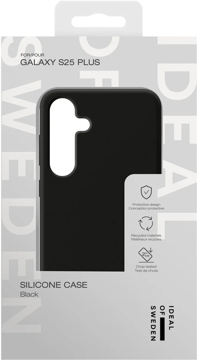 iDeal of Sweden Silicone Hoesje S25 Plus - Zwart - IDSIC-S25P-01