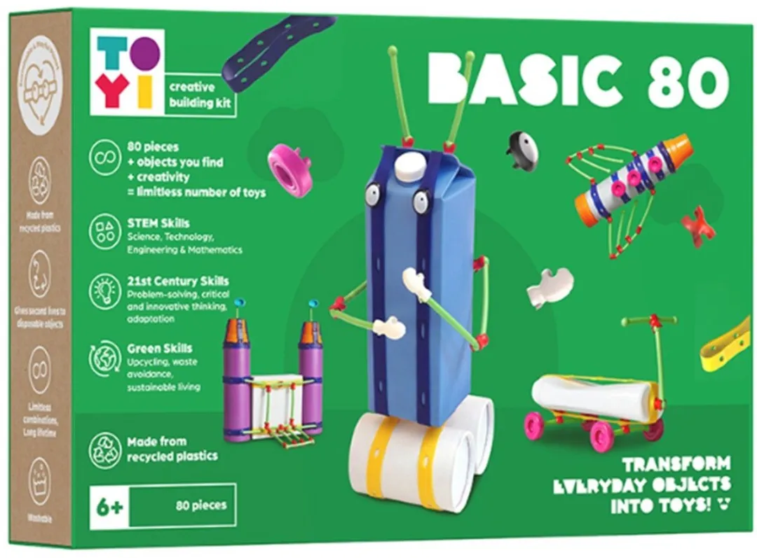 TOYI Bouwpakket Basic 80 TY408694 - 2 Stuks Multicolor