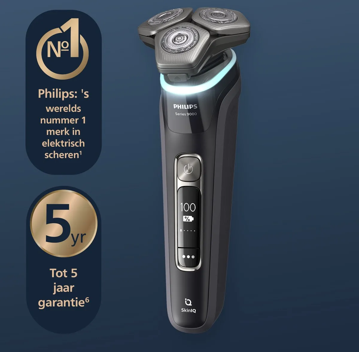 Philips Shaver 9000 Series S9976/55 Elektrisch Scheerapparaat - Donkergrijs