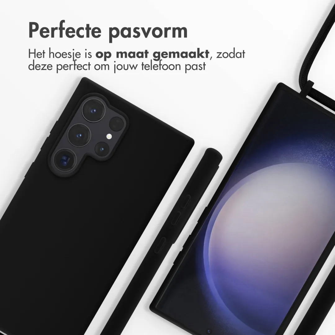 Imoshion Hoesje Samsung Galaxy S24 Ultra - Siliconen Zwart - afbeelding 6 van 6