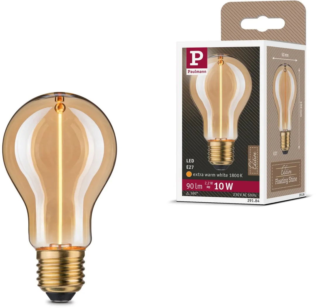 Paulmann Floating Shine LED-gloeilamp E27 2,2W 90lm