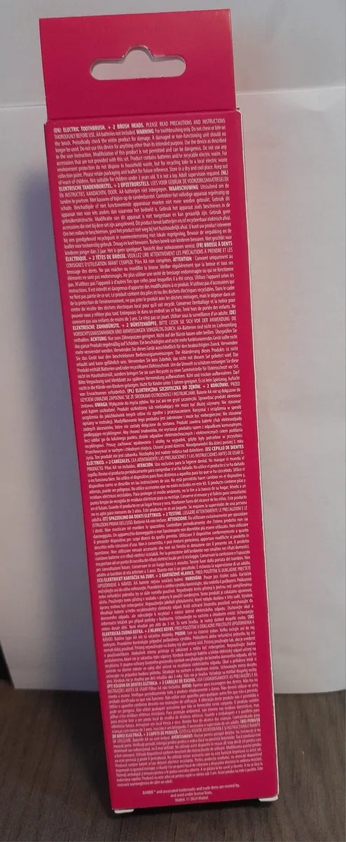 Barbie Elektrische Tandenborstel Roze - 2 Opzetborstels