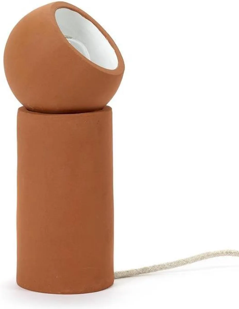 Serax Lauren Van Driessche Terra Light Tafellamp - 12cm Ø - Terracotta