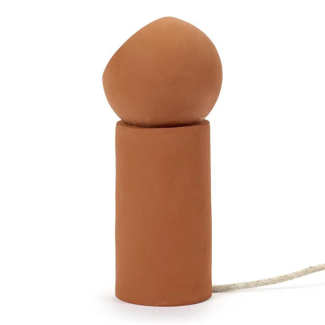 Serax Lauren Van Driessche Terra Light Tafellamp - 12cm Ø - Terracotta