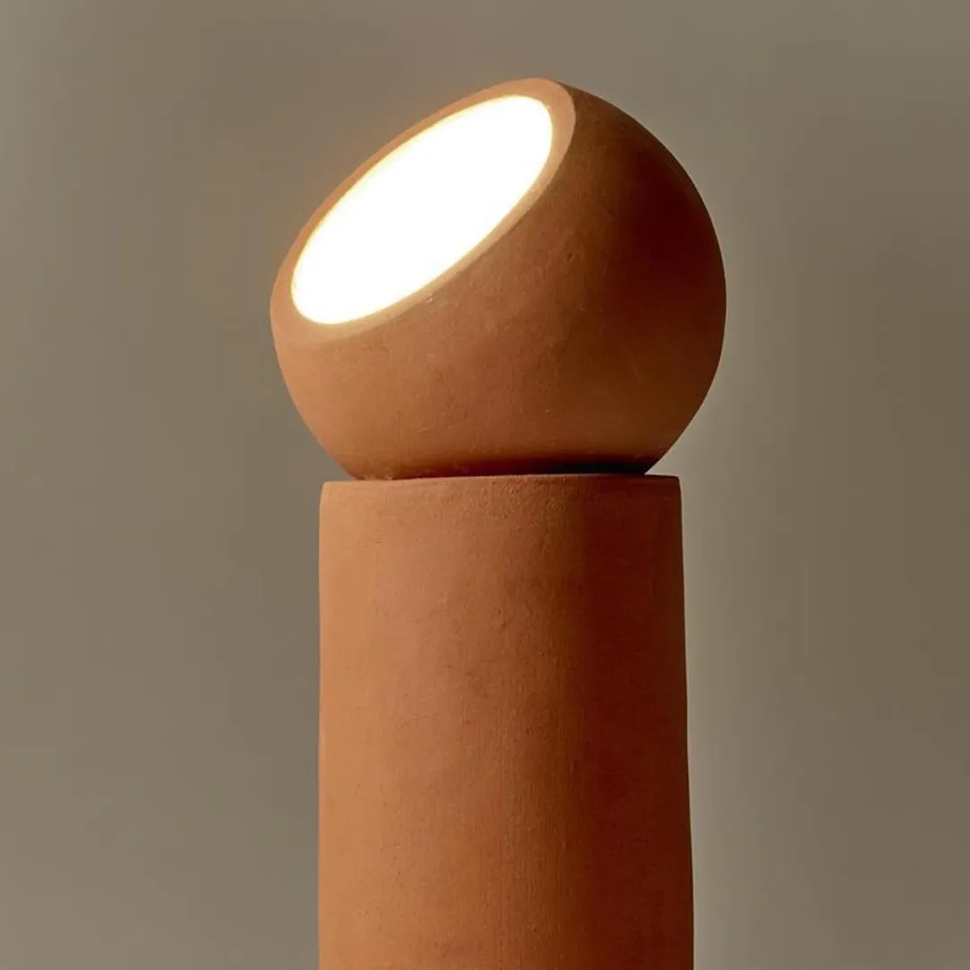 Serax Lauren Van Driessche Terra Light Tafellamp - 12cm Ø - Terracotta