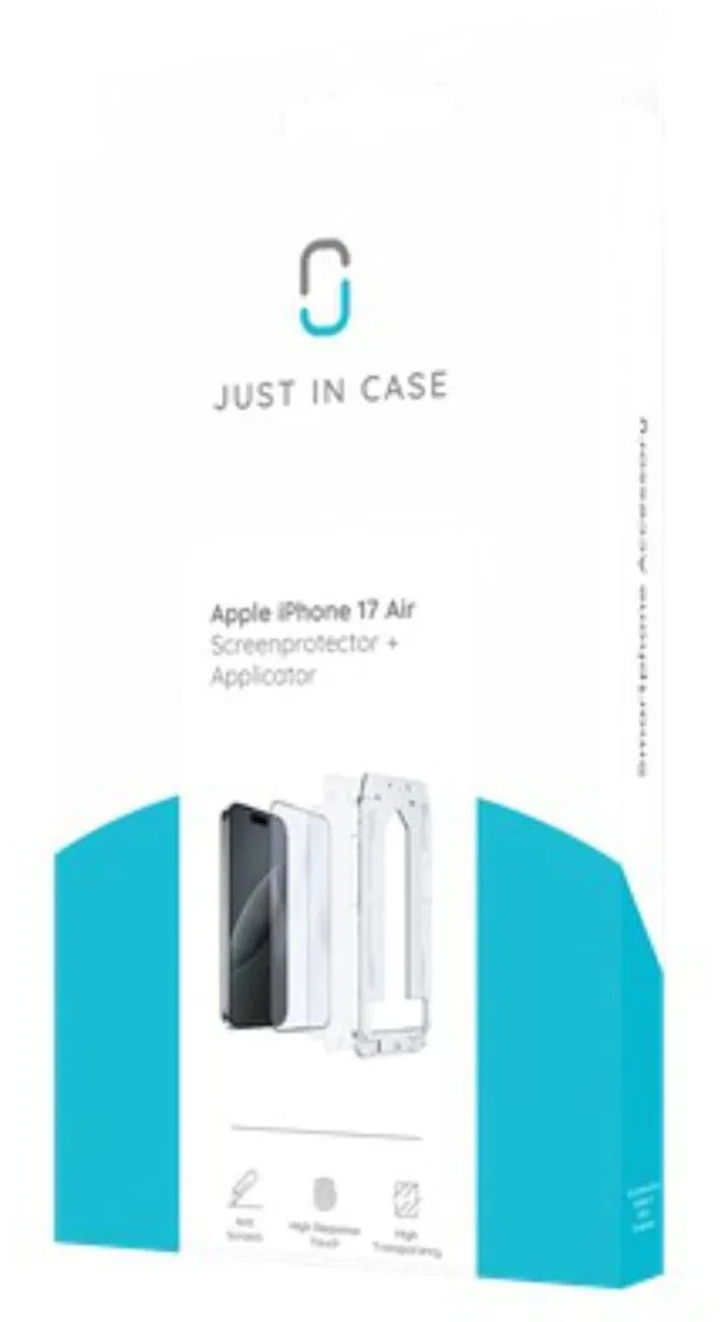 Just in Case Cazy Screenprotector iPhone Air - 1 Stuk