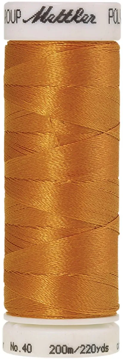 Amann Mettler Polysheen Borduurgaren Oranje 200m
