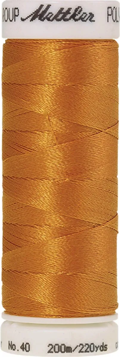 Amann Mettler Polysheen Borduurgaren Oranje 200m