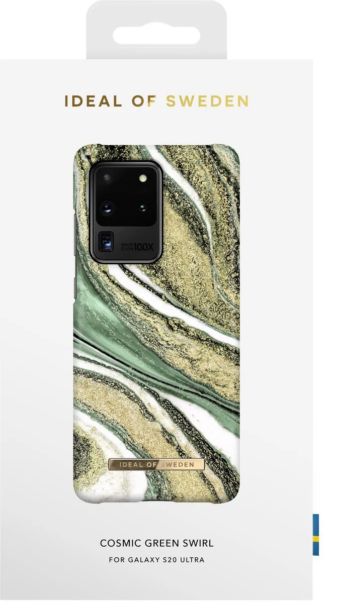 iDeal of Sweden Fashion Case Samsung Galaxy S20 Ultra Cosmic Green Swirl - IDFCSS20-S11P-192 - afbeelding 2 van 6