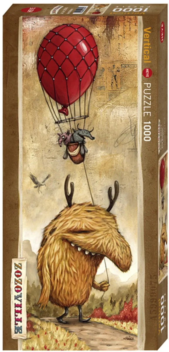Heye Puzzel Red Balloon 1000 Stukjes - Rood
