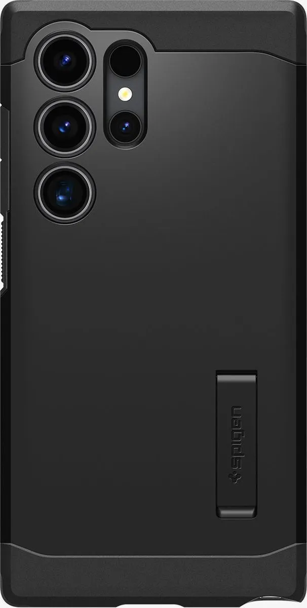 Spigen Tough Armor ACS07300 Hoesje - Samsung Galaxy S24 Ultra - Zwart