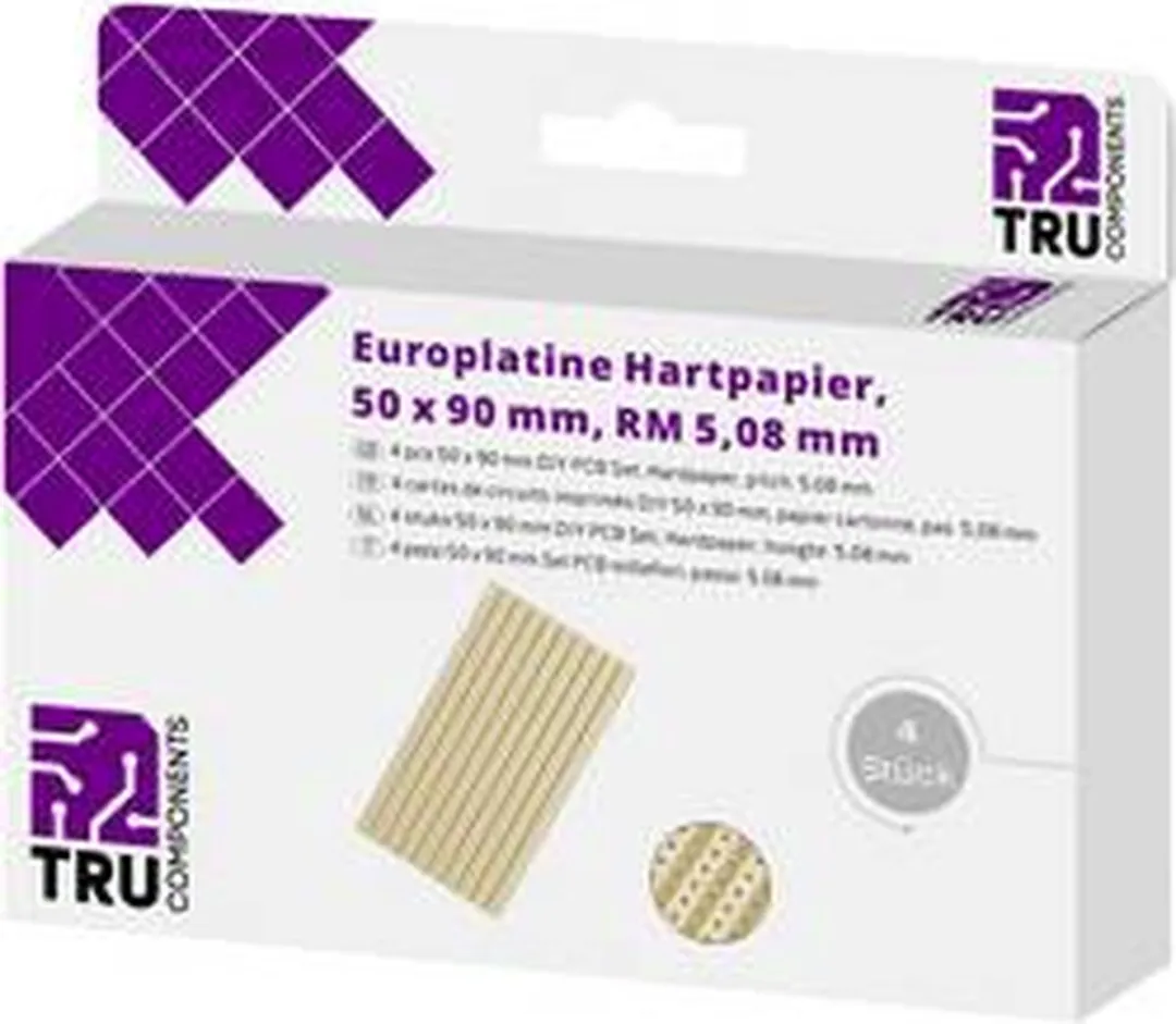 Tru Components T1906SA032 Printplaat Hardpapier 90x50mm