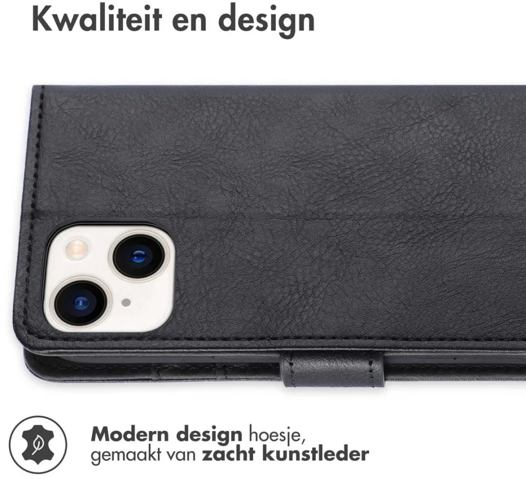 Imoshion Hoesje iPhone 15 Plus - 3 Pasjes - Zwart