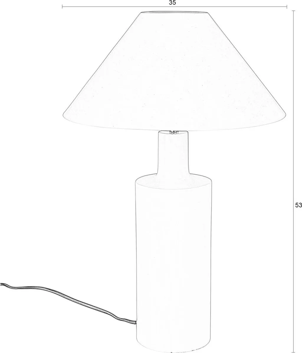 Zuiver Wonders Tafellamp - 30W - Ø13cm - Bruin