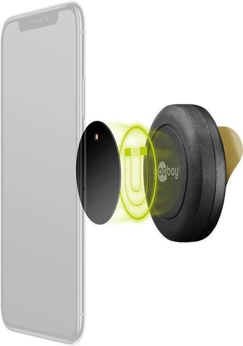 Goobay 62089 Magnetische Houder - Zwart