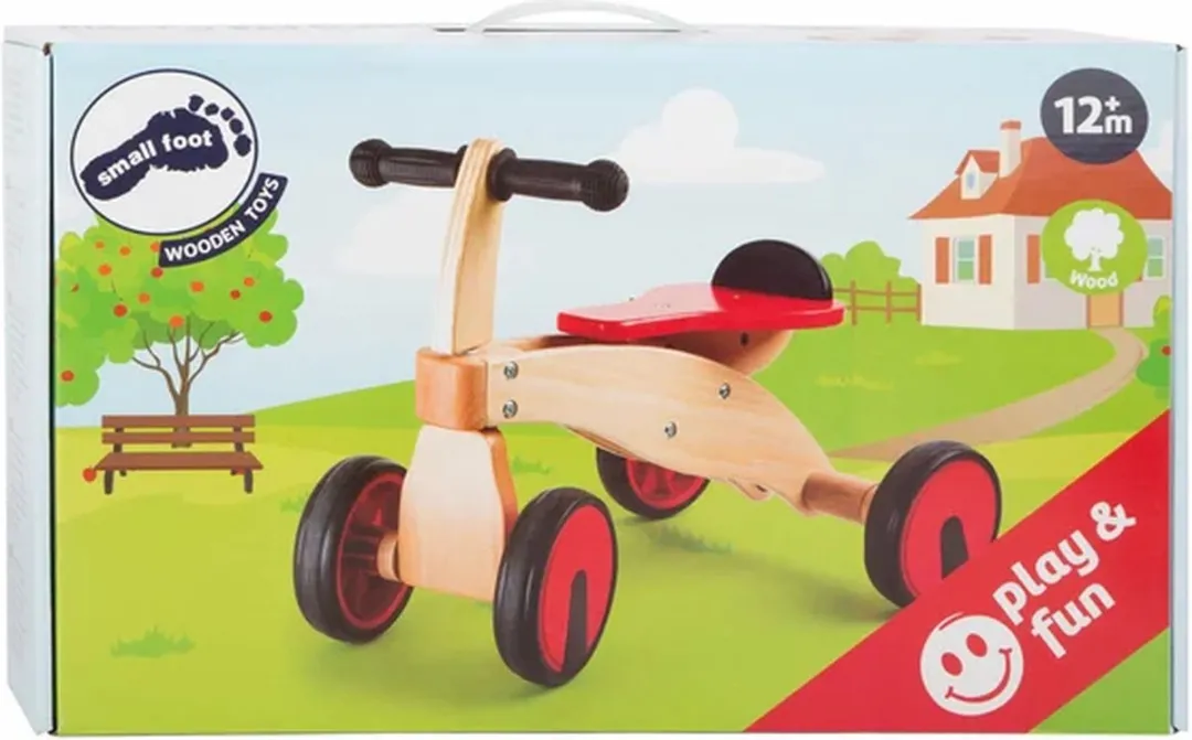 Small Foot Houten Loopfiets Racer Rood - afbeelding 6 van 6