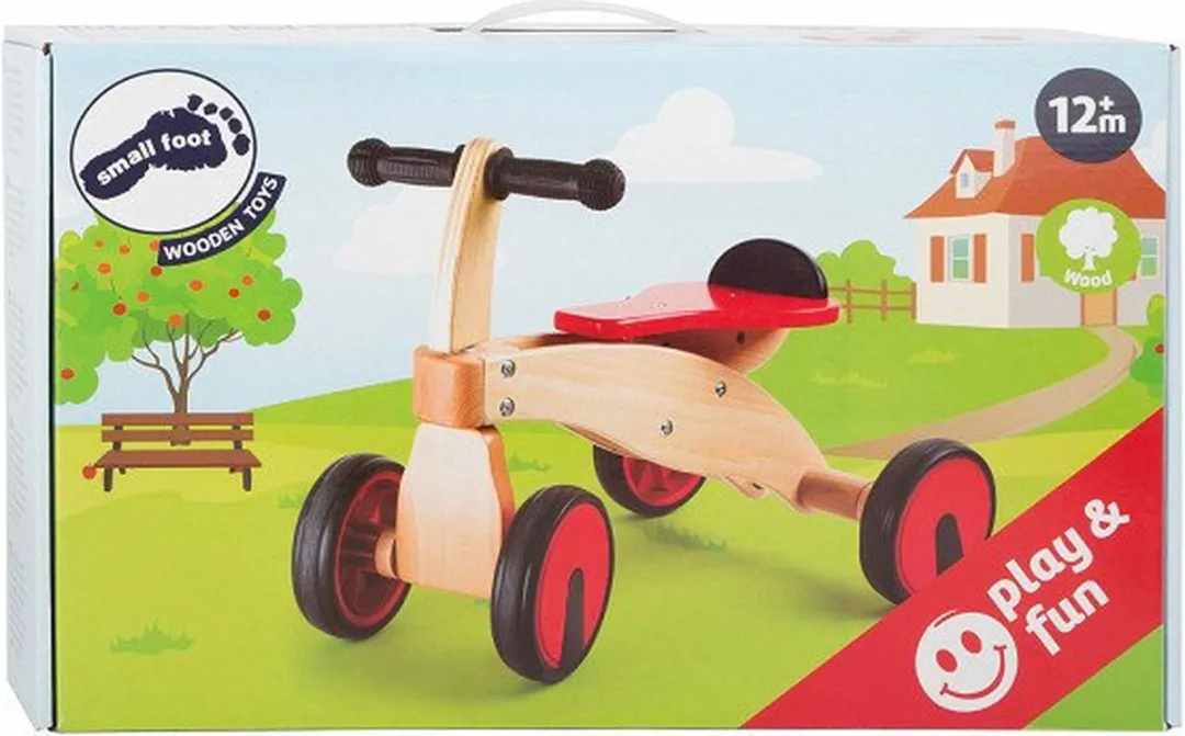 Small Foot Houten Loopfiets Racer Rood