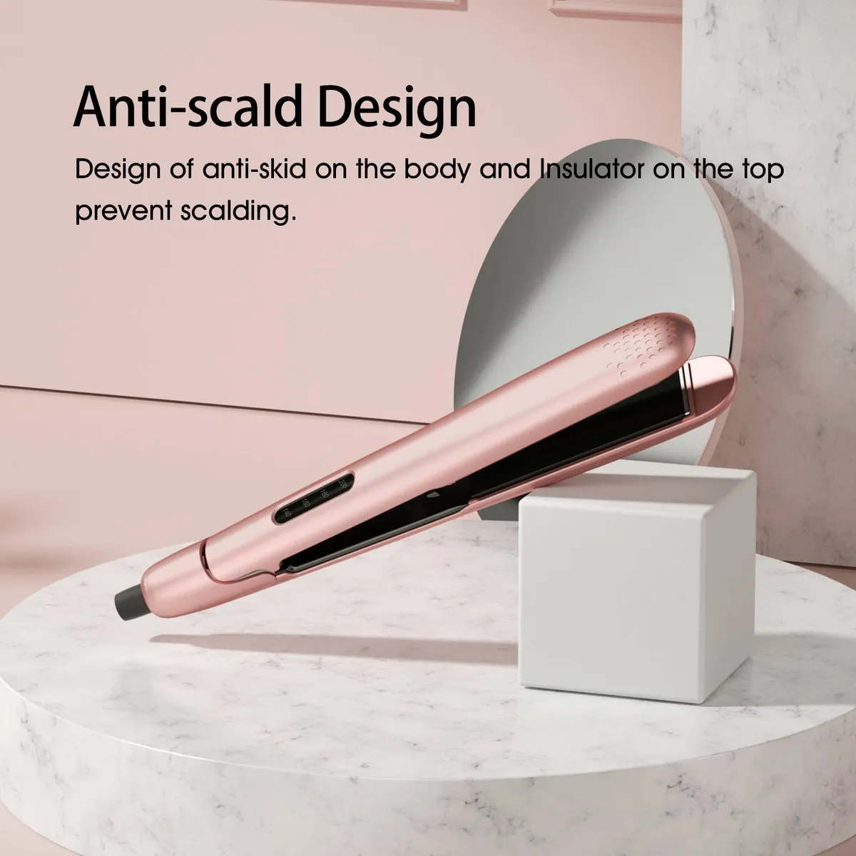 Xiaomi Enchen Enrollor Stijltang - 4 Temperaturen - Rosé Pink