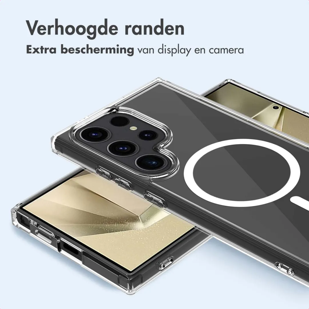 Imoshion Hoesje Samsung Galaxy S24 Ultra - Magnetische Ring - Transparant