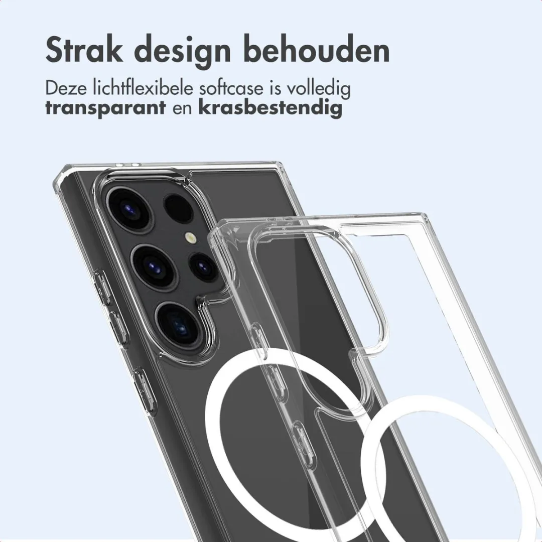 Imoshion Hoesje Samsung Galaxy S24 Ultra - Magnetische Ring - Transparant - afbeelding 6 van 6