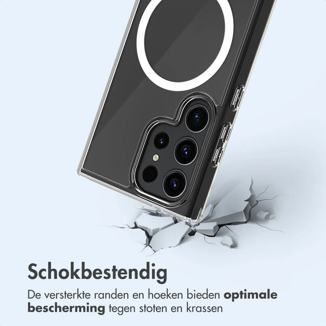 Imoshion Hoesje Samsung Galaxy S24 Ultra - Magnetische Ring - Transparant
