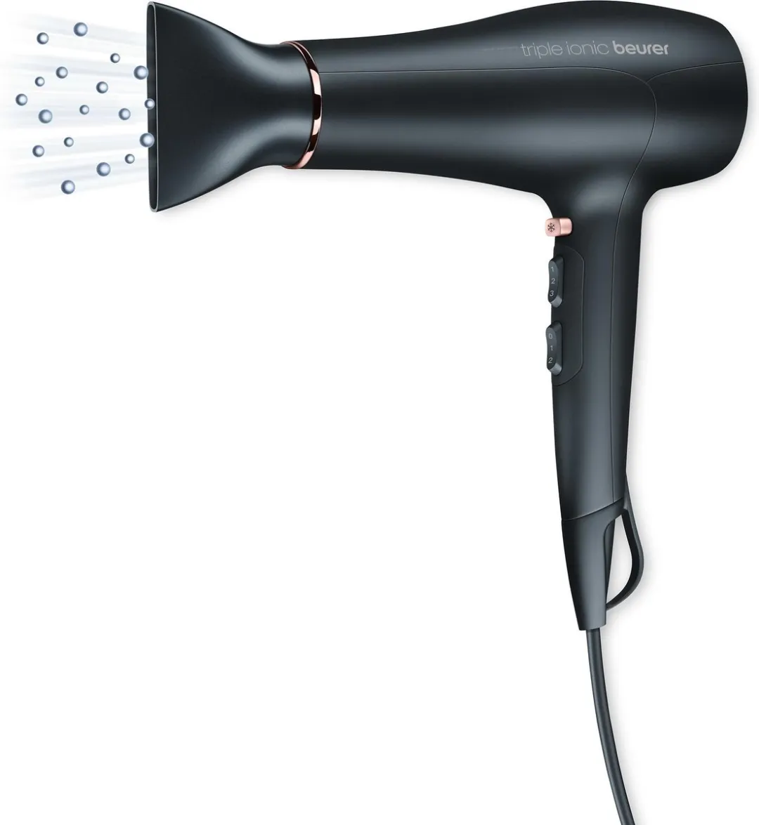 Beurer HC 60 Föhn - 1400W - 2 Blaasstanden - 3 Warmtestanden - Zwart