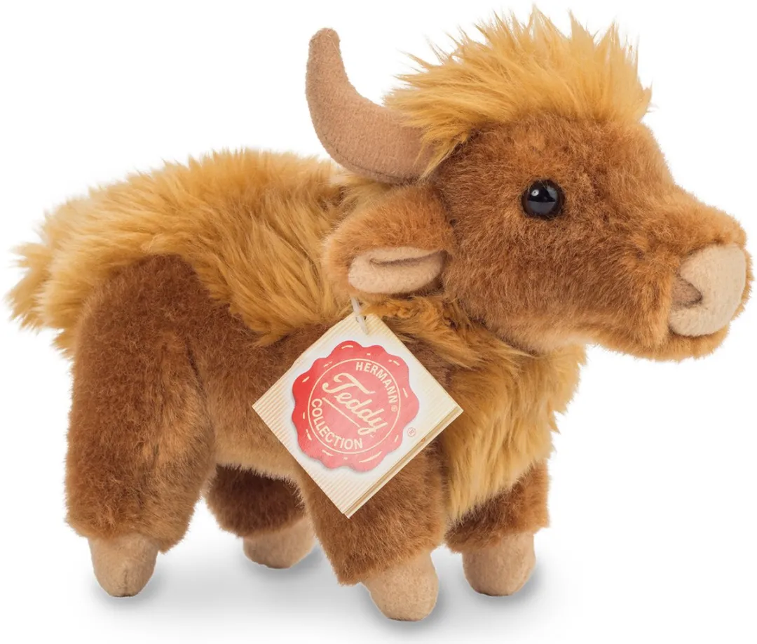 Teddy Hermann Schotse Hooglander Koe Knuffel