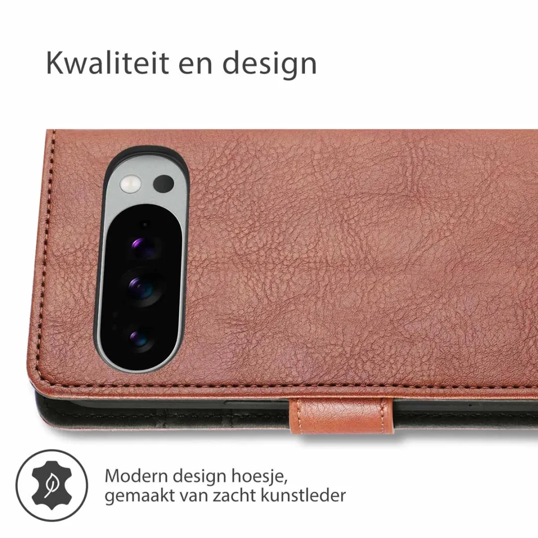 Imoshion Hoesje Google Pixel 10/10 Pro - 3 Pasjes - Bruin
