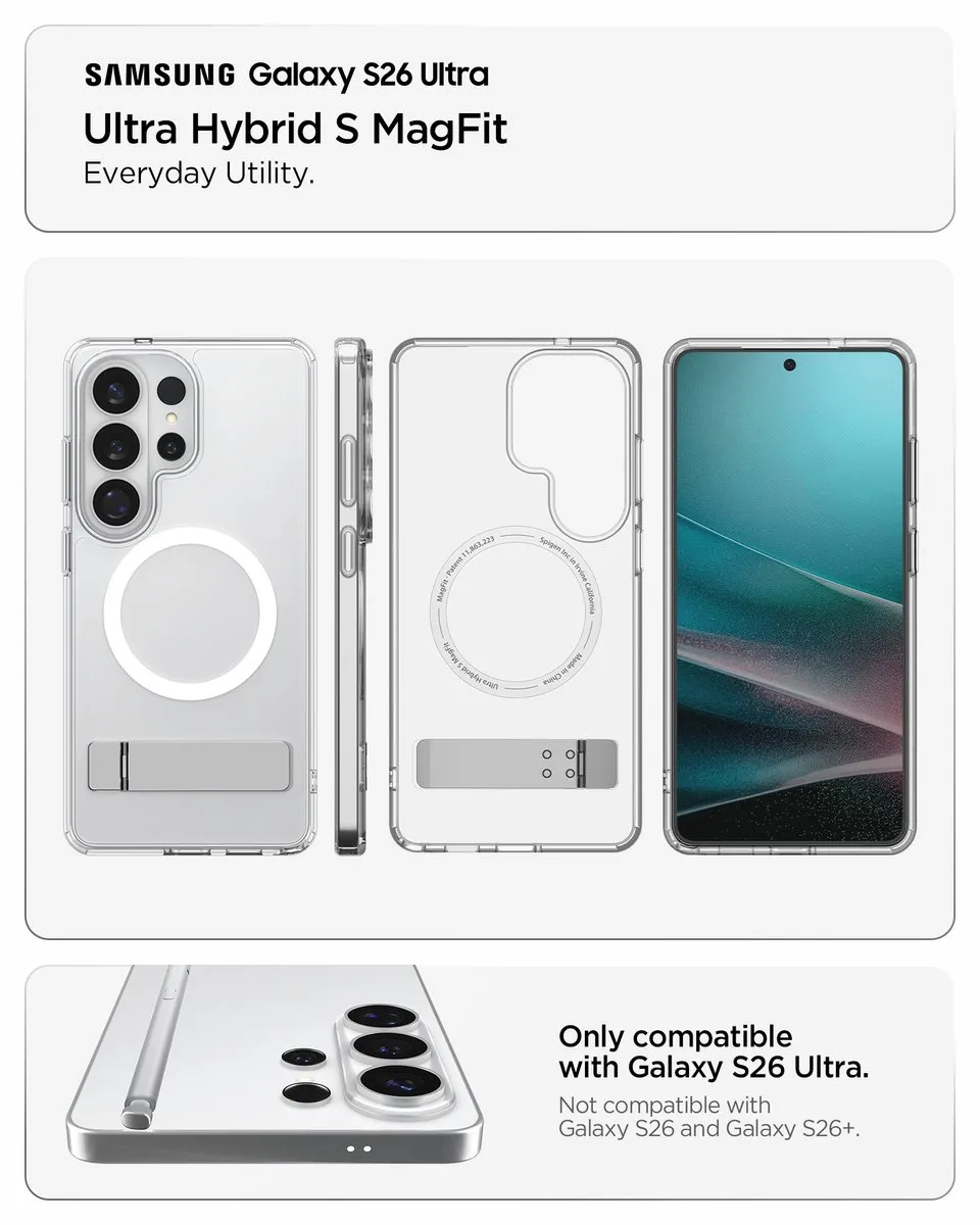 Spigen Ultra Hybrid S 8800337241532 Hoesje - Transparant/Wit