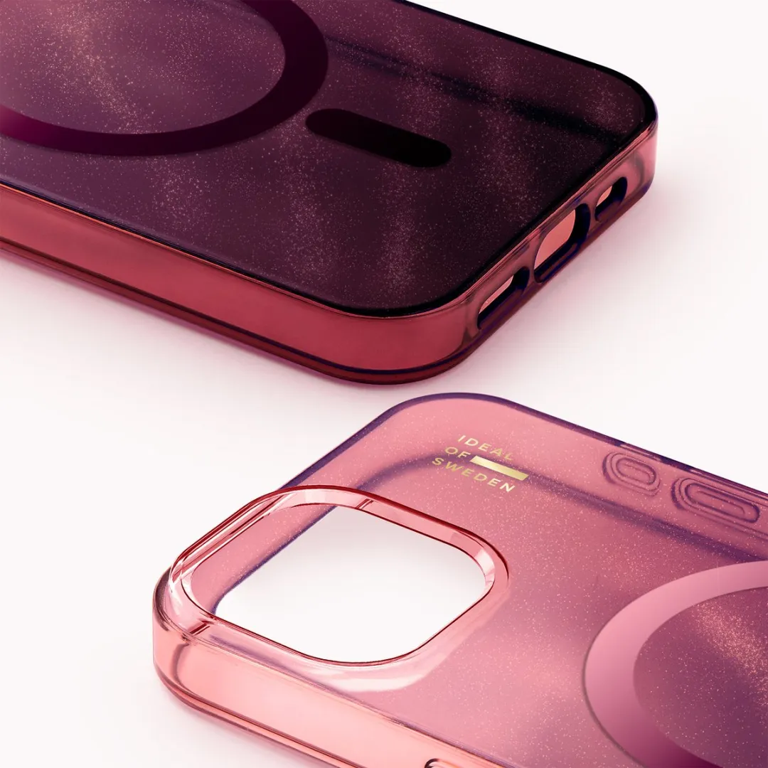iDeal of Sweden Clear Case iPhone 13/14/15/16 MagSafe - Cherry Lacquer