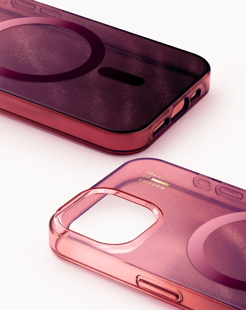 iDeal of Sweden Clear Case iPhone 13/14/15/16 MagSafe - Cherry Lacquer