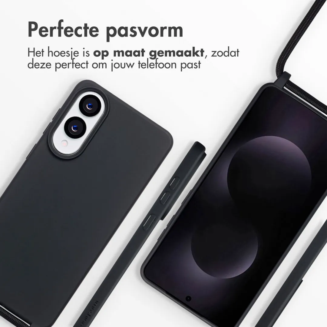 Imoshion Hoesje Samsung Galaxy S25 Edge - Siliconen - Zwart