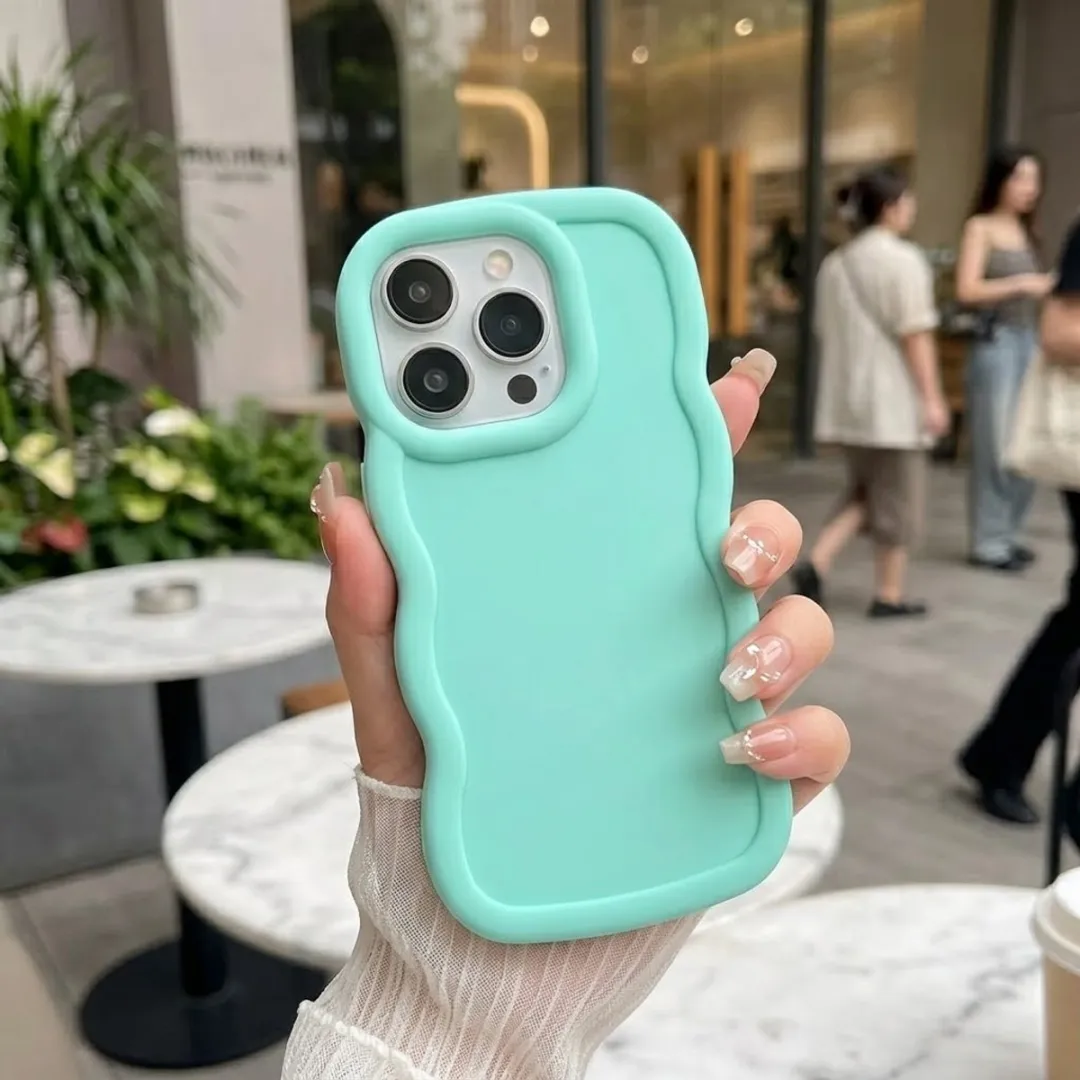 NUVEX iPhone 16 Pro Siliconen Hoesjes - 6 Stuks - Mintgroen/Zwart/Roz