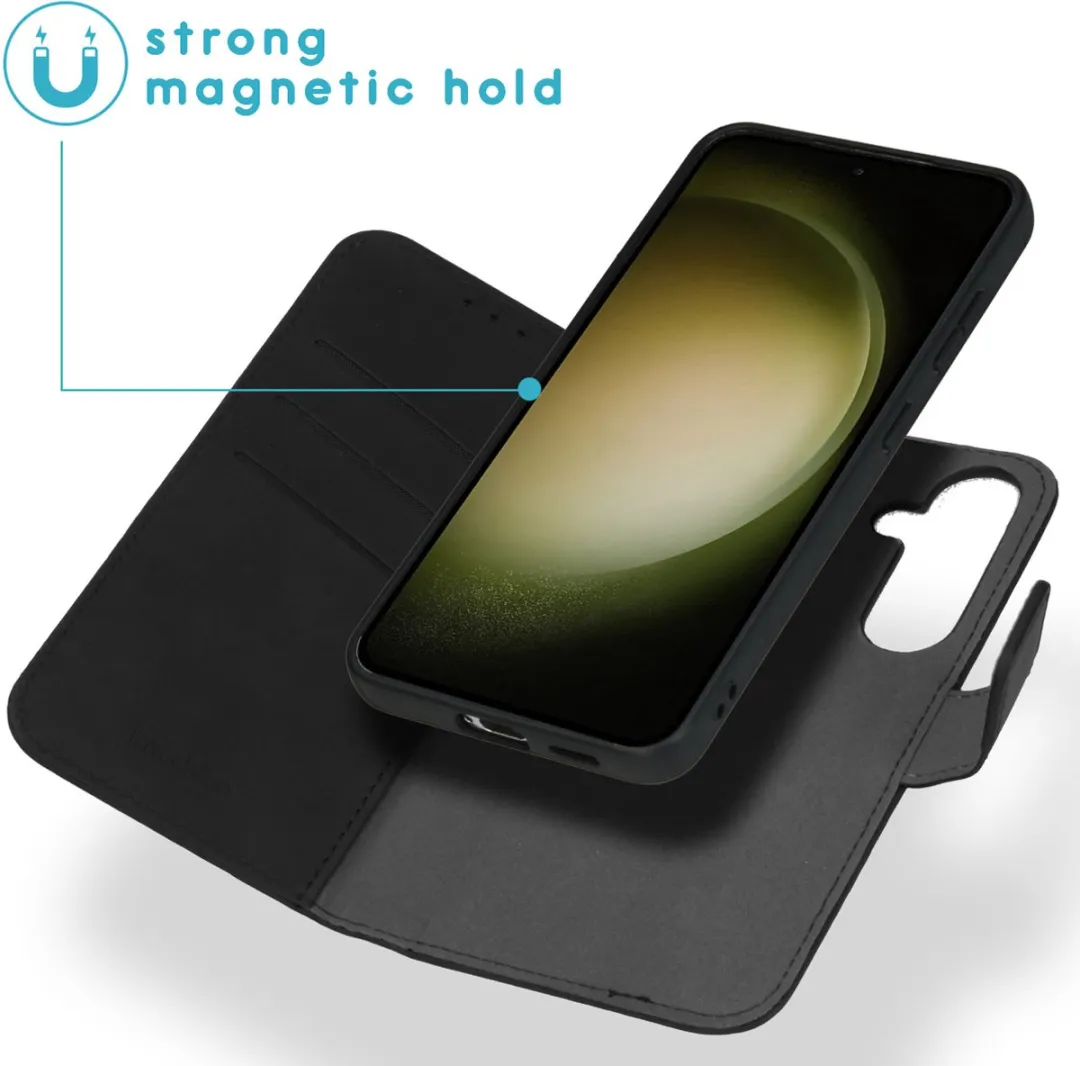 Imoshion Hoesje Samsung Galaxy S24 2-in-1 Bookcase - 3 Pasjes - Zwart