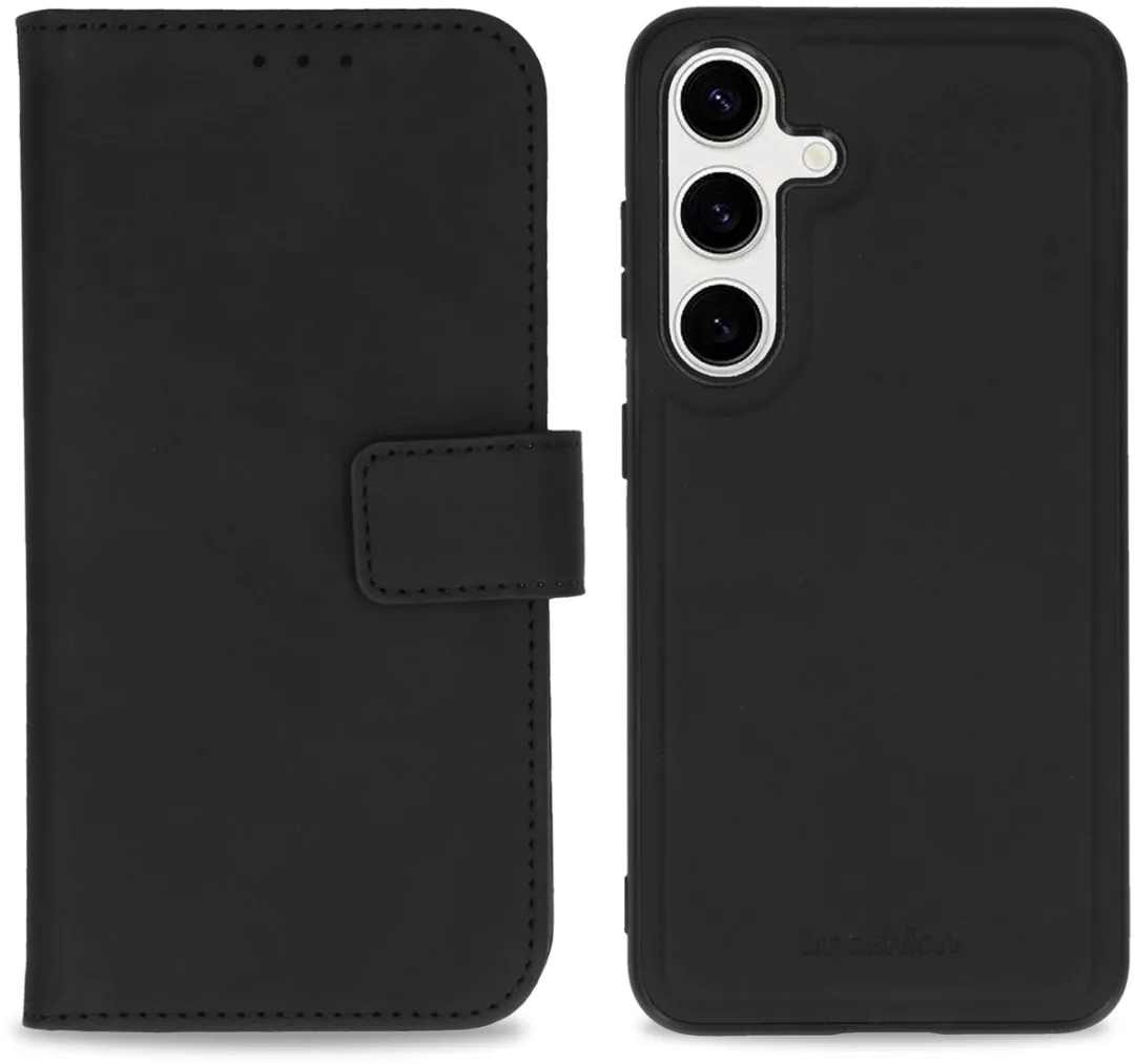 Imoshion Hoesje Samsung Galaxy S24 2-in-1 Bookcase - 3 Pasjes - Zwart