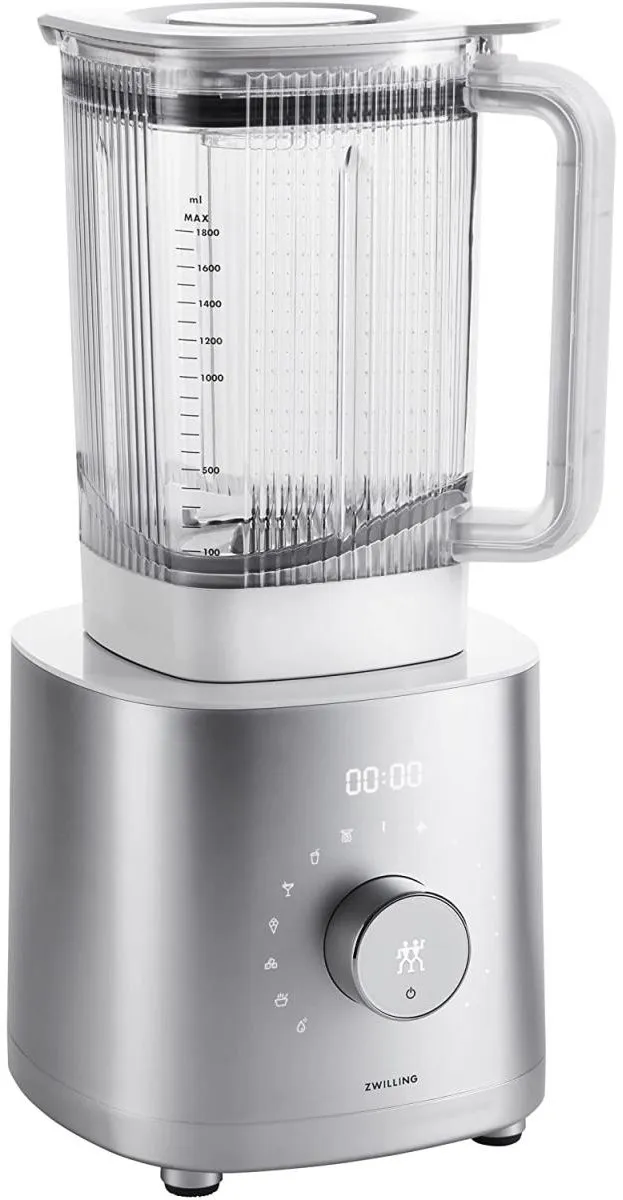 Zwilling Enfinigy Power Blender Pro 1000W - Verwarmend - 1,8L - Zilver