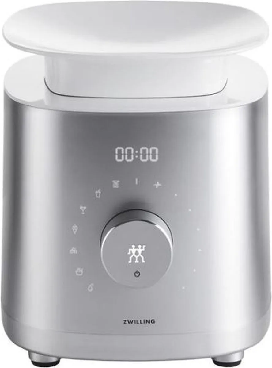 Zwilling Enfinigy Power Blender Pro 1000W - Verwarmend - 1,8L - Zilver