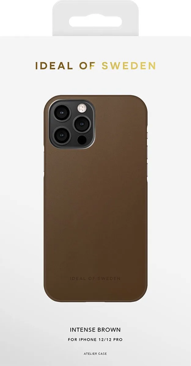 iDeal of Sweden Atelier Case Introductory Unity iPhone 12/12 Pro - Intense Brown