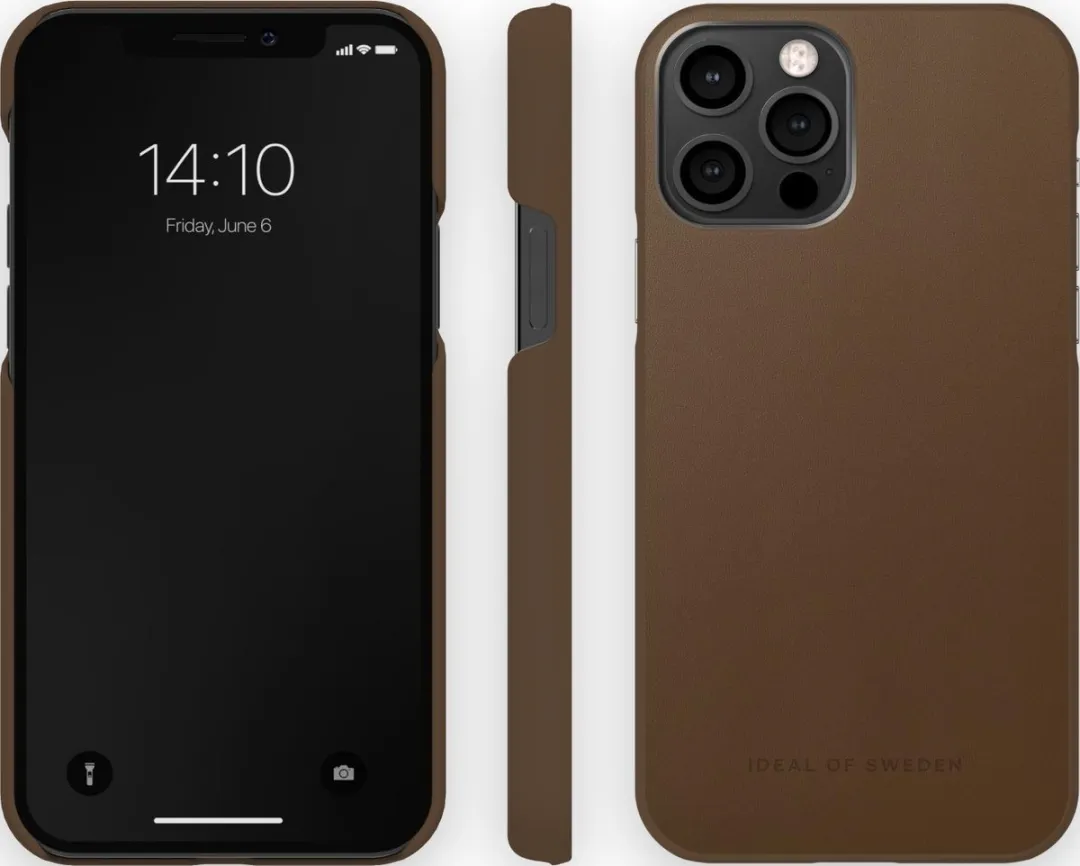 iDeal of Sweden Atelier Case Introductory Unity iPhone 12/12 Pro - Intense Brown