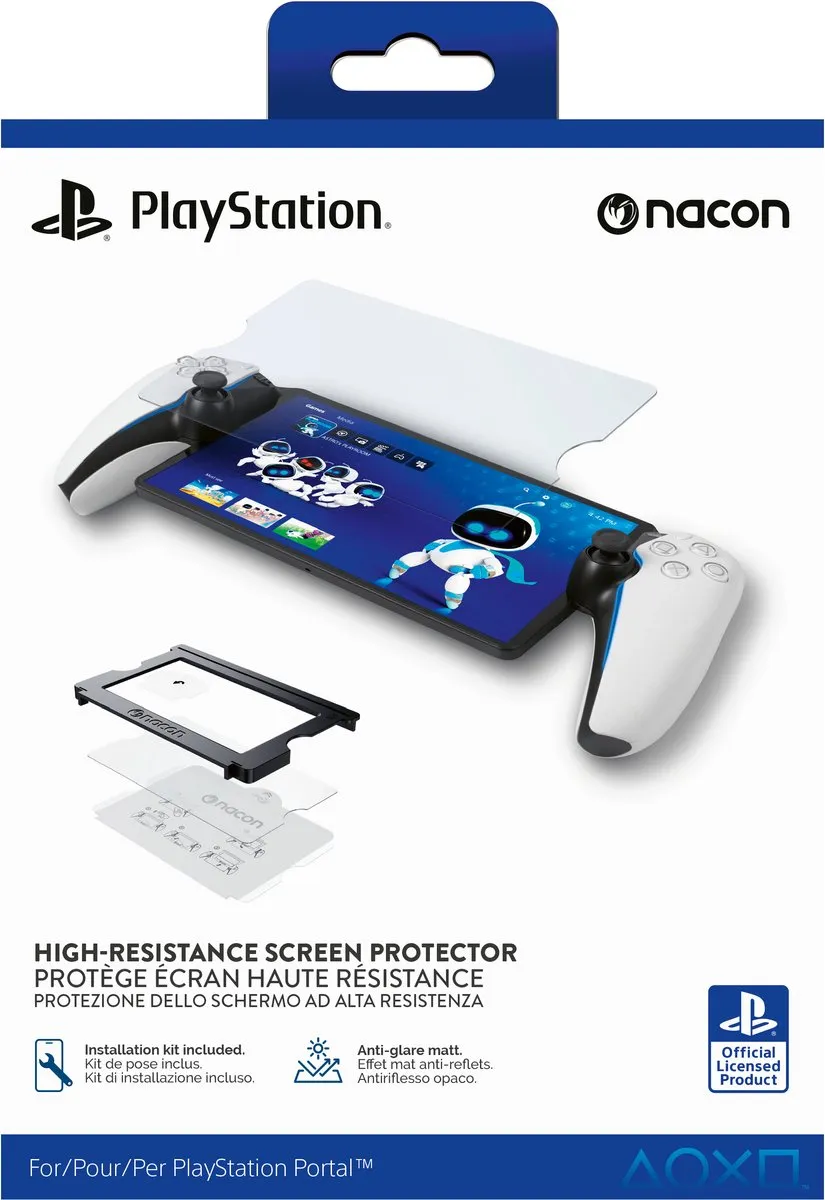 Nacon PSOFPORTFORCEGLASS Schermbeschermer PlayStation Portal - Zwart - afbeelding 6 van 6
