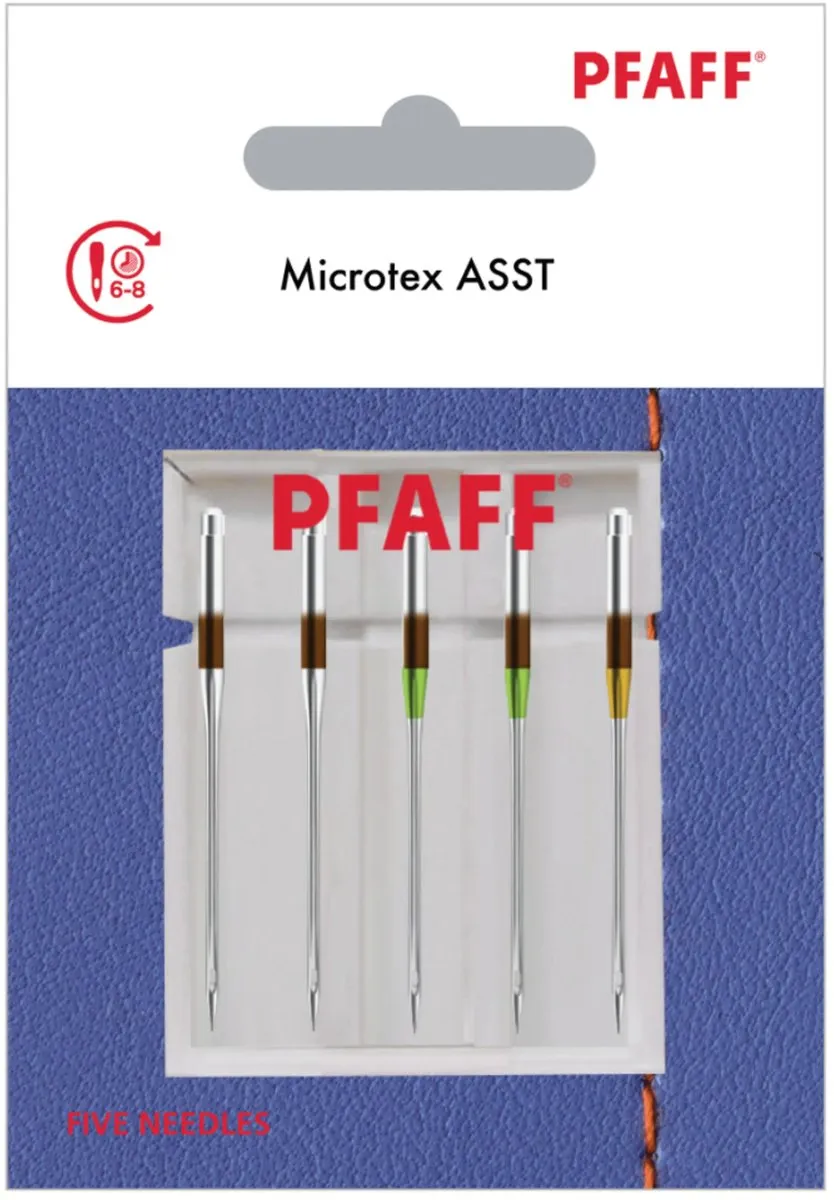 Pfaff Microtex MIX Naalden 5 Stuks
