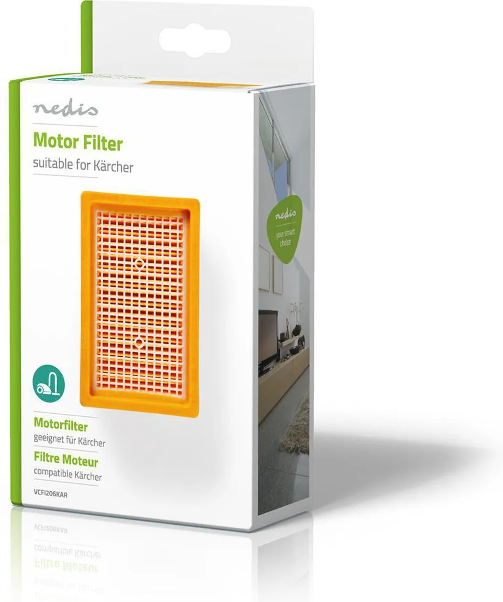 Nedis Motorfilter VCFI206KAR - Oranje - o.a. Kärcher - afbeelding 6 van 6