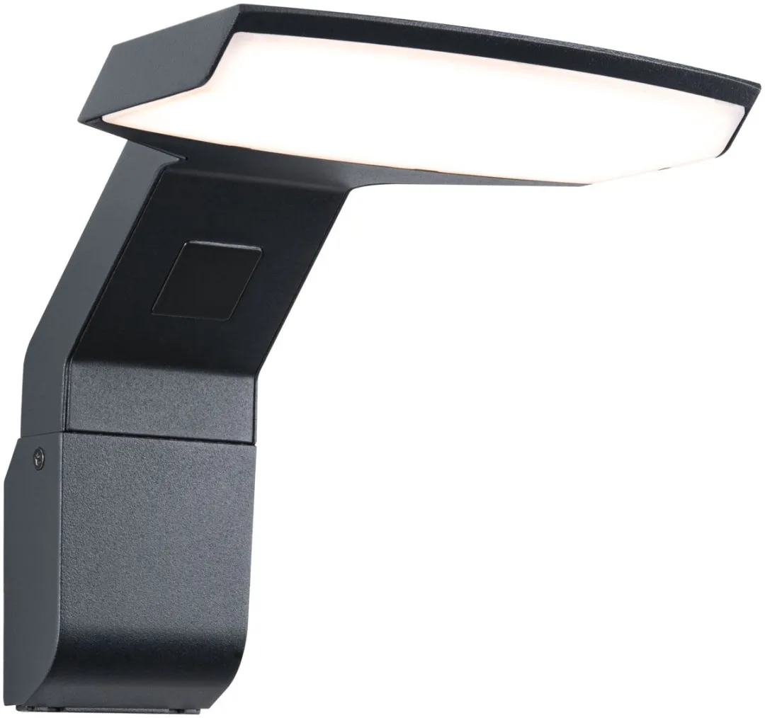 Paulmann Zenera LED Wandarmatuur Buiten 10W 700lm 2200-3000K - Antraciet