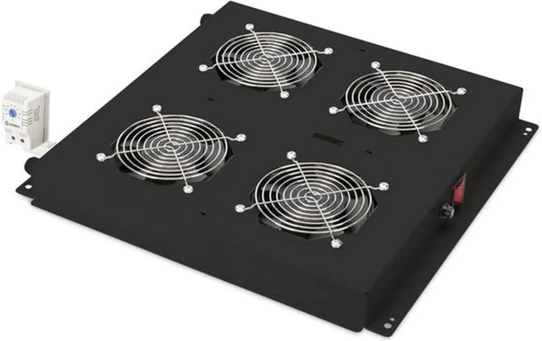 Digitus DN-19 FAN-4-B-N Ventilator 19 inch - 4x - Zwart