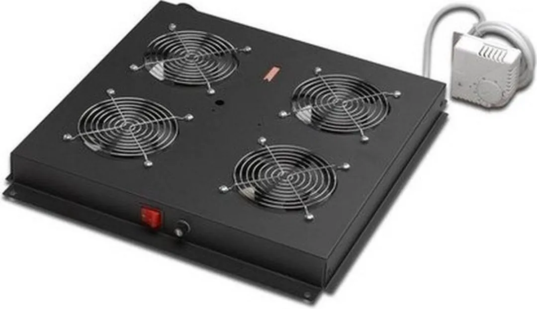 Digitus DN-19 FAN-4-B-N Ventilator 19 inch - 4x - Zwart