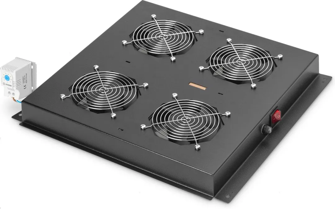 Digitus DN-19 FAN-4-B-N Ventilator 19 inch - 4x - Zwart