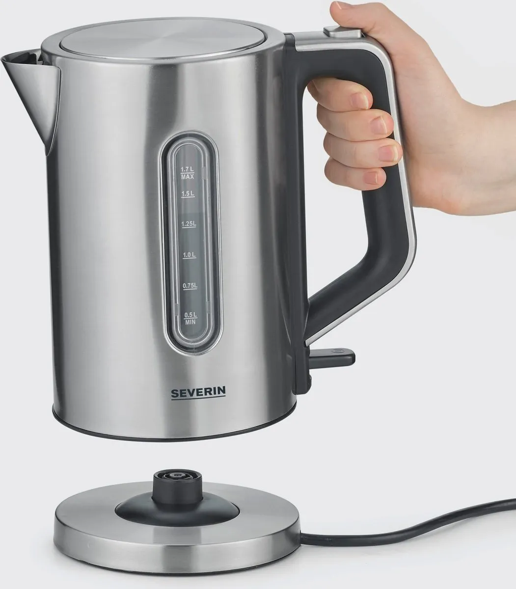 Severin WK 3402 Waterkoker 1.7L - 2400W - Grijs