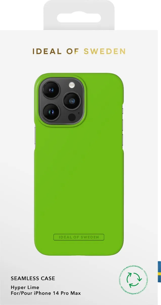 iDeal of Sweden Fashion Case Seamless iPhone 14 Pro Max - Hyper Lime - afbeelding 2 van 4