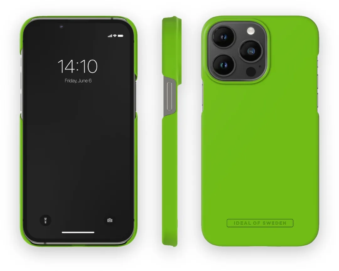 iDeal of Sweden Fashion Case Seamless iPhone 14 Pro Max - Hyper Lime - afbeelding 4 van 4